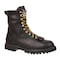 Georgia Boot Men's Waterproof Lace-To-Toe Work Boot, 10 M, Full-Grain Leather, 8 in Height, Black G8010 - alternate 1